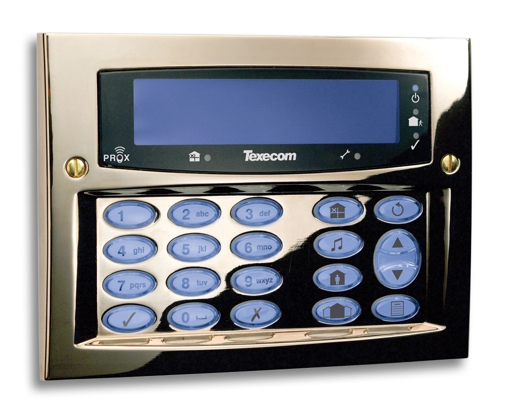 Texecom Premier Elite Polished Brass SMK